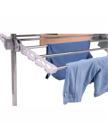 Uscător de haine, DENAL, baie/balcon, 88x147x66 cm, otel si plastic, KONDELA | MobilaOK