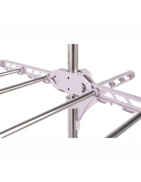 Uscător de haine, DENAL, baie/balcon, 88x147x66 cm, otel si plastic, KONDELA | MobilaOK