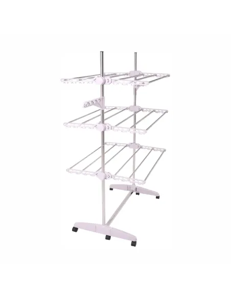 Uscător de haine, DENAL, baie/balcon, 88x147x66 cm, otel si plastic, KONDELA | MobilaOK