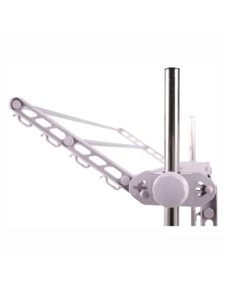 Uscător de haine, DENAL, baie/balcon, 88x147x66 cm, otel si plastic, KONDELA | MobilaOK