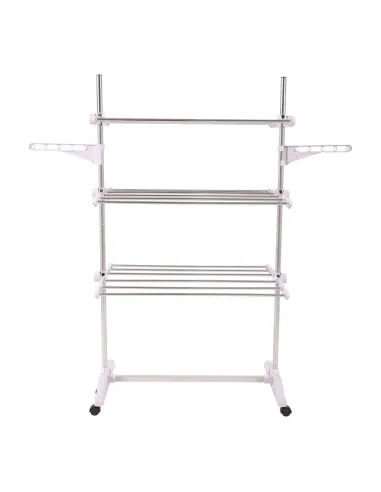 Uscător de haine, DENAL, baie/balcon, 88x147x66 cm, otel si plastic, KONDELA | MobilaOK