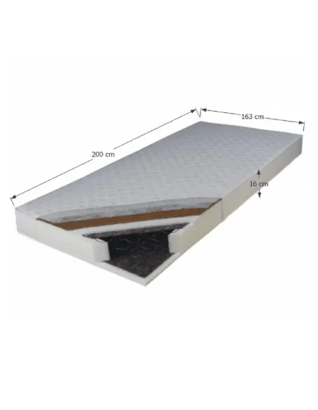 Saltea KOKOS MEDIUM ATYP, dormitor, 163x200 cm, placă latex nucă de cocos | MobilaOK