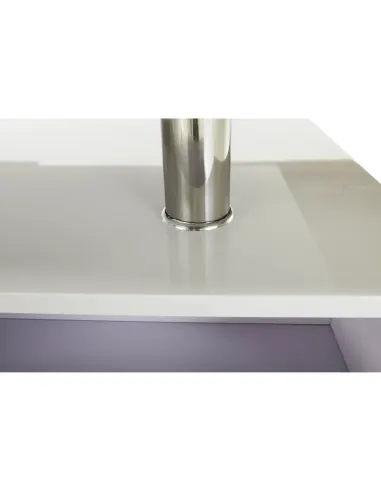 Măsuță de cafea MELIDA, living, 120x43x60 cm, MDF, Metal | MobilaOK