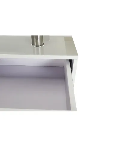Măsuță de cafea MELIDA, living, 120x43x60 cm, MDF, Metal | MobilaOK