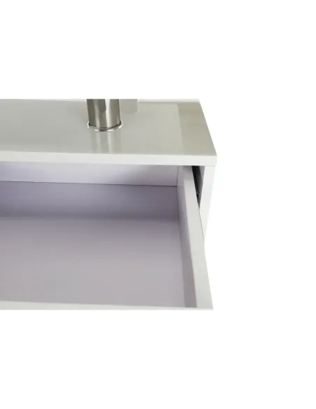 Măsuță de cafea MELIDA, living, 120x43x60 cm, MDF, Metal | MobilaOK