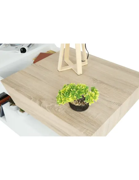 Măsuță de cafea MELIDA, living, 120x43x60 cm, MDF, Metal | MobilaOK