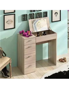 Măsuță de toaletă BELINA, baie, 90x83x42 cm, PAL melaminat | MobilaOK 2