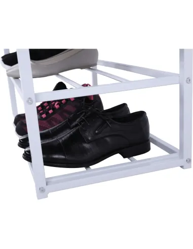 Bancă LYROS, hol/dormitor/living, 70x45x35 cm, Piele ecologică/Metal | MobilaOK
