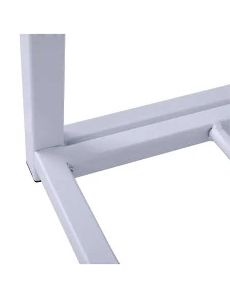 Bancă LYROS, hol/dormitor/living, 70x45x35 cm, Piele ecologică/Metal | MobilaOK
