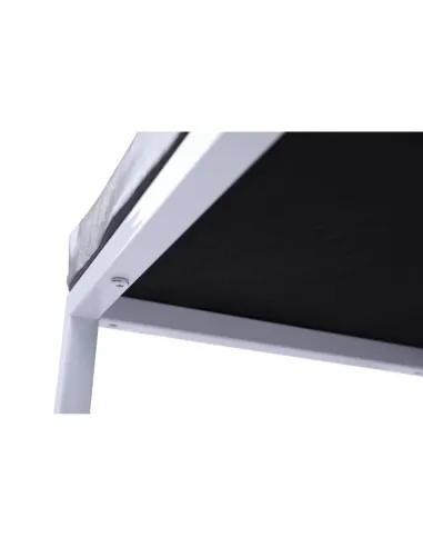 Bancă LYROS, hol/dormitor/living, 70x45x35 cm, Piele ecologică/Metal | MobilaOK