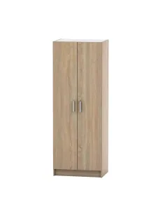 Dulap BETTY 7, dormitor, 70x50.6x190 cm, PAL melaminat stejar sonoma | MobilaOK
