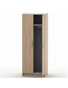 Dulap BETTY 7, dormitor, 70x50.6x190 cm, PAL melaminat stejar sonoma | MobilaOK 2