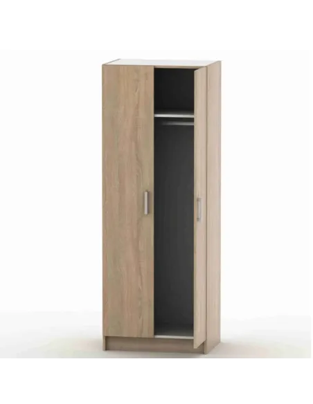 Dulap BETTY 7, dormitor, 70x50.6x190 cm, PAL melaminat stejar sonoma | MobilaOK