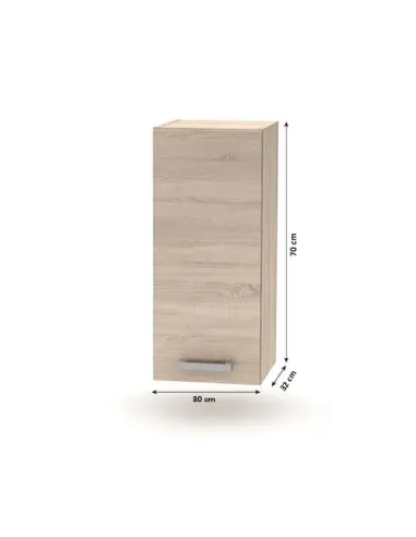 Cabinet superior, stejar sonoma, NOVA PLUS NOPL-002-OH | MobilaOK