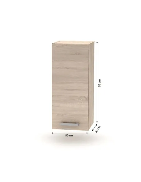 Cabinet superior, stejar sonoma, NOVA PLUS NOPL-002-OH | MobilaOK