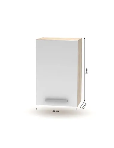 Dulap superior NOVA PLUS, bucatarie, 45x32x70 cm, PAL melaminat | MobilaOK