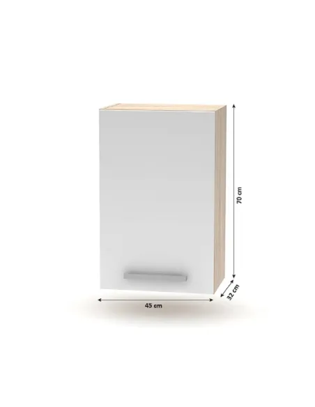 Dulap superior NOVA PLUS, bucatarie, 45x32x70 cm, PAL melaminat | MobilaOK