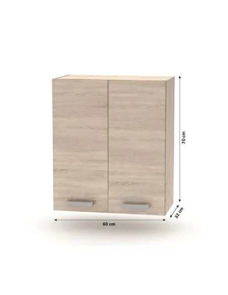 Cabinet superior 2DV, stejar sonoma, NOVA PLUS NOPL-007-OH | MobilaOK
