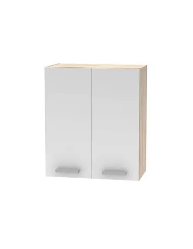 Cabinet superior 2DV, stejar sonoma/alb, NOVA PLUS NOPL-007-OH | MobilaOK