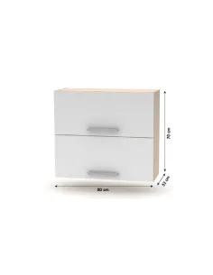 Cabinet bucatarie NOVA PLUS, 80x32x70 cm, PAL melaminat | MobilaOK 2