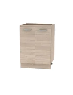 Cabinet bucătărie NOVA PLUS, 60x51x83 cm, PAL melaminat stejar sonoma | MobilaOK