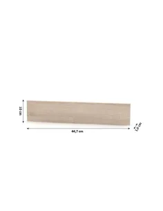 Capăt plintă laterală NOVA PLUS, pentru dulapuri mici, 44.7x1.6x10 cm, PAL melaminat | MobilaOK 2