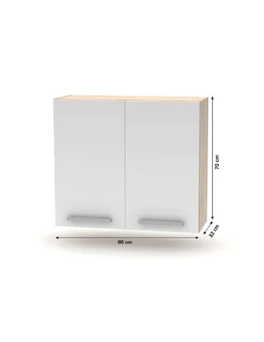 Dulap Superior NOVA PLUS bucătărie 80x32x70 cm PAL melaminat | MobilaOK
